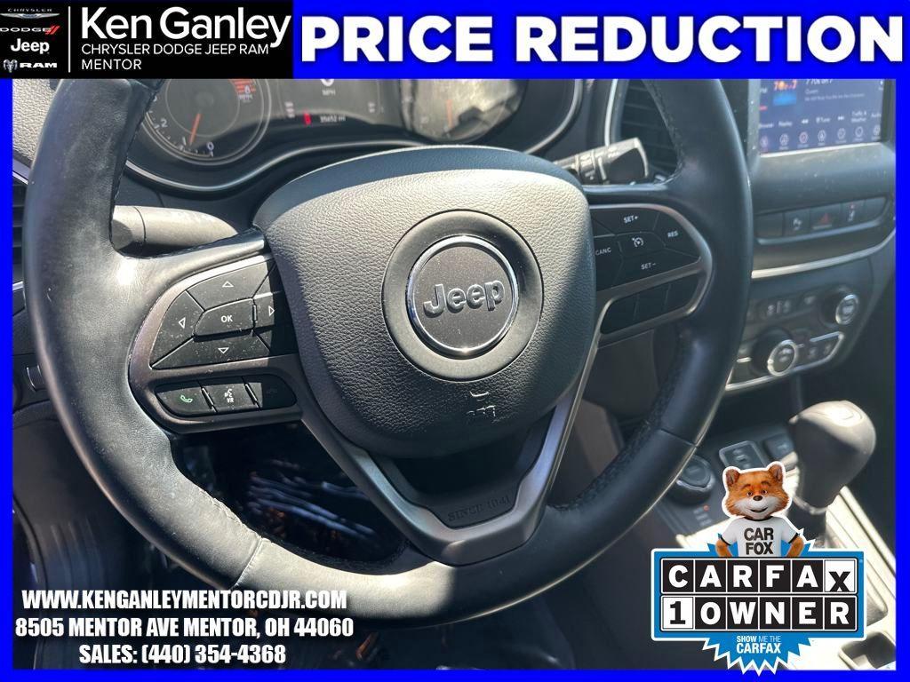 used 2021 Jeep Cherokee car, priced at $23,900