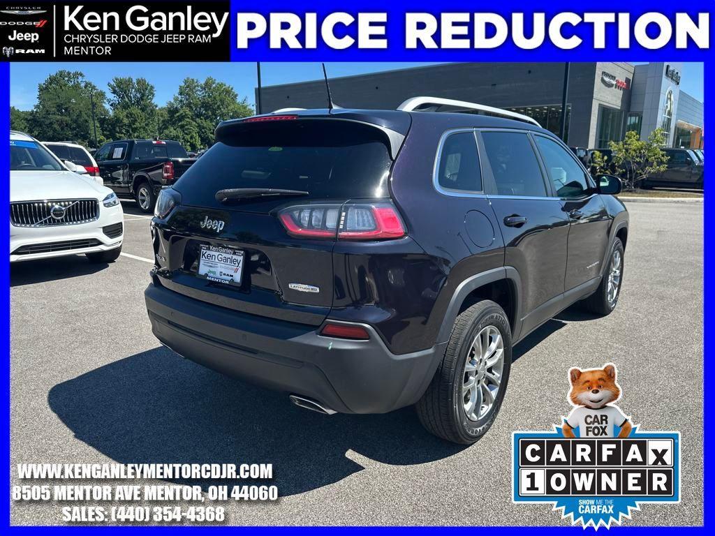 used 2021 Jeep Cherokee car, priced at $23,900
