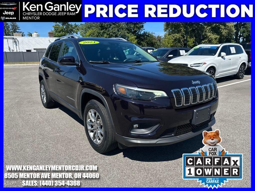 used 2021 Jeep Cherokee car, priced at $23,900