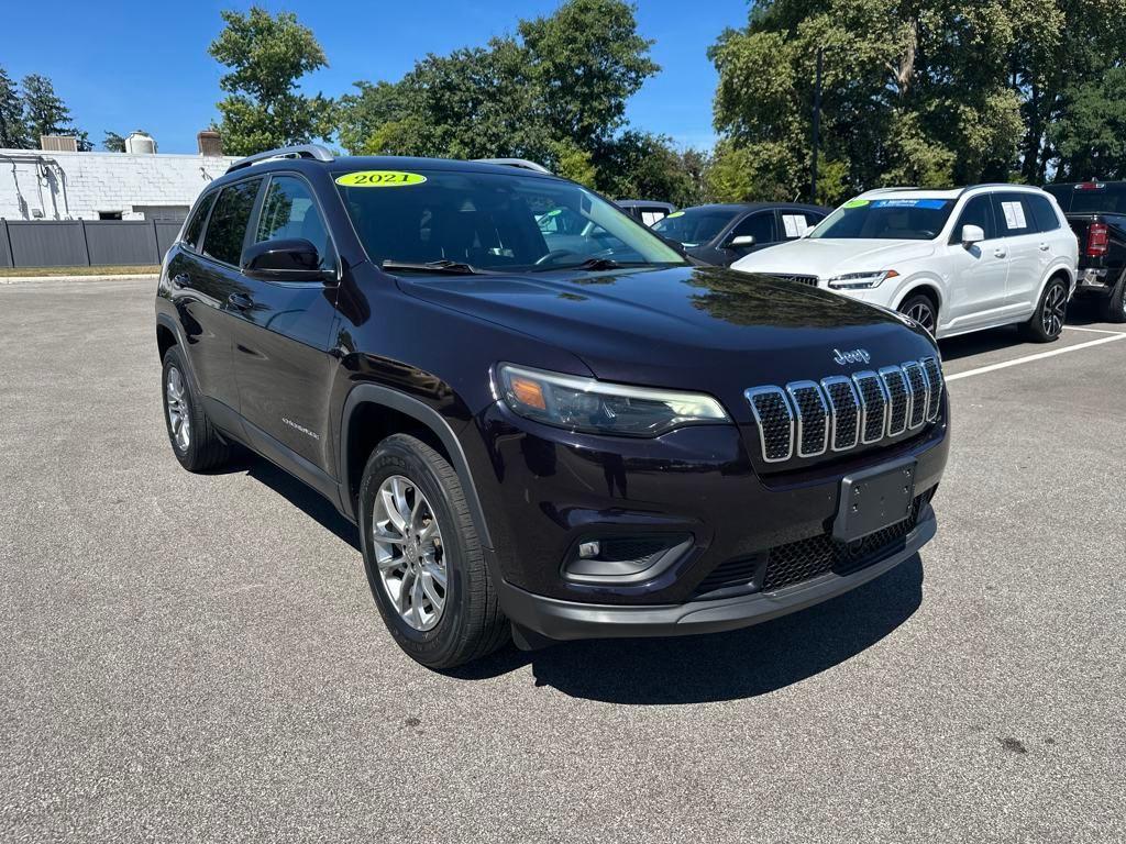 used 2021 Jeep Cherokee car, priced at $23,900