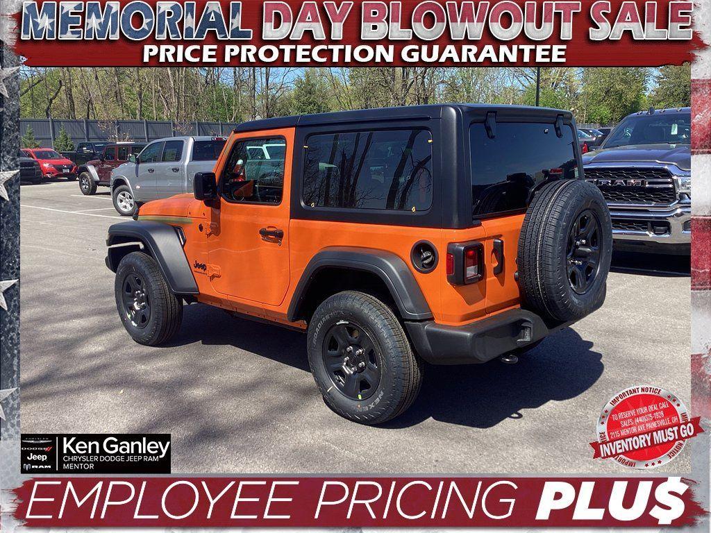 new 2025 Jeep Wrangler car, priced at $35,500