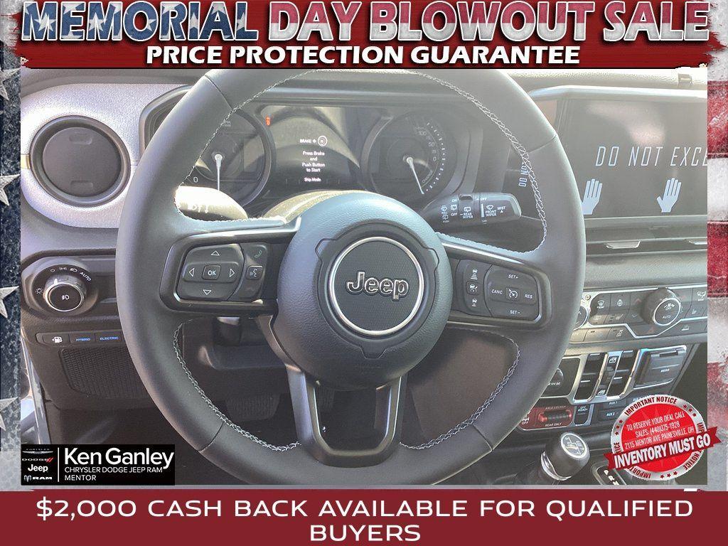 new 2025 Jeep Wrangler 4xe car, priced at $53,180
