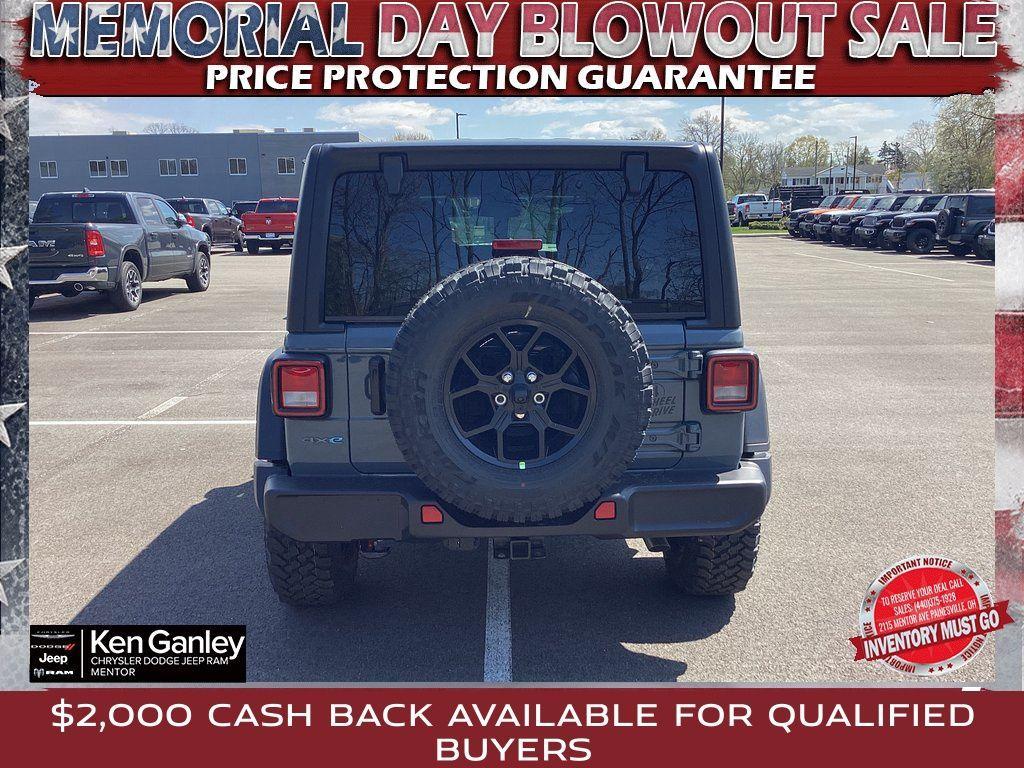 new 2025 Jeep Wrangler 4xe car, priced at $53,180