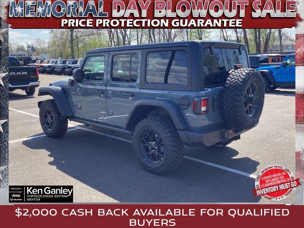 new 2025 Jeep Wrangler 4xe car, priced at $53,180