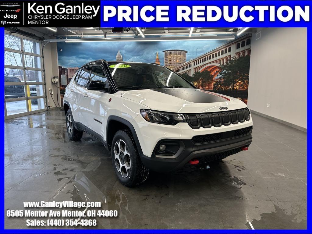 used 2022 Jeep Compass car, priced at $23,900