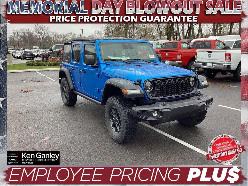 new 2025 Jeep Wrangler 4xe car, priced at $50,260