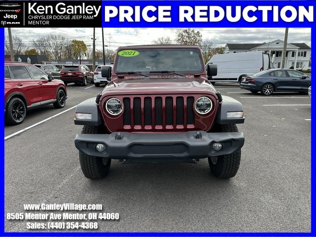 used 2021 Jeep Wrangler Unlimited car, priced at $29,994