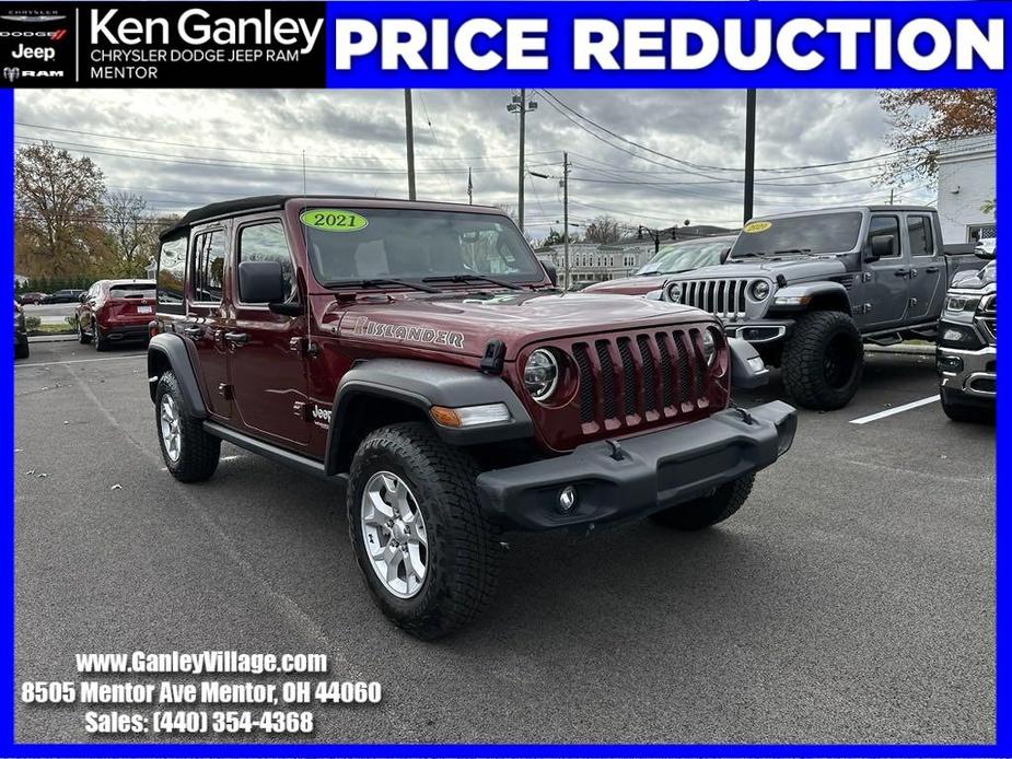 used 2021 Jeep Wrangler Unlimited car, priced at $30,400