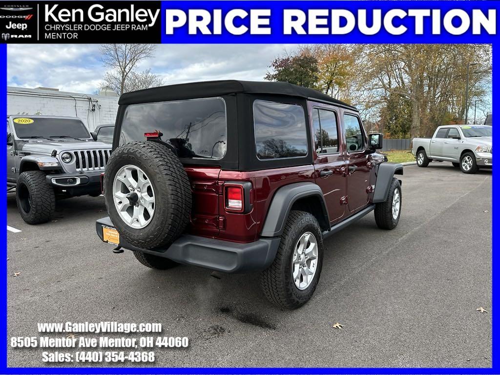 used 2021 Jeep Wrangler Unlimited car, priced at $29,994