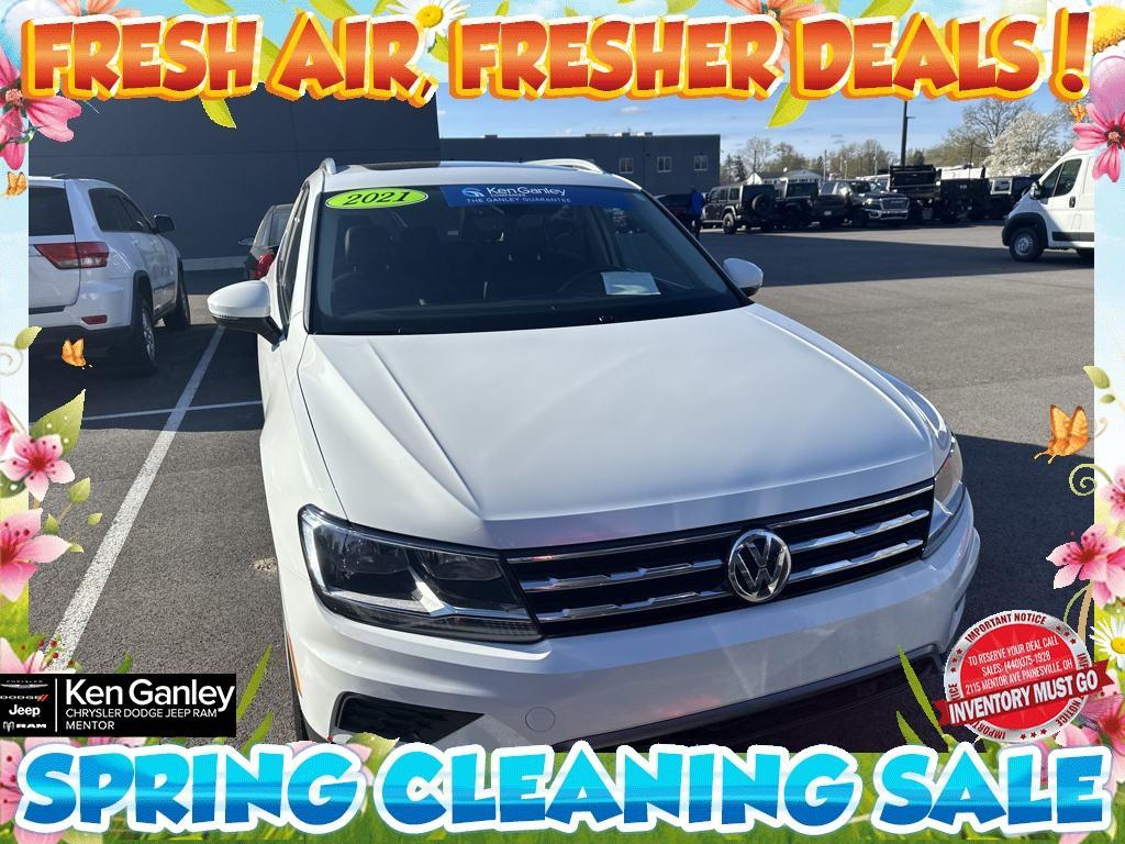 used 2021 Volkswagen Tiguan car, priced at $20,968