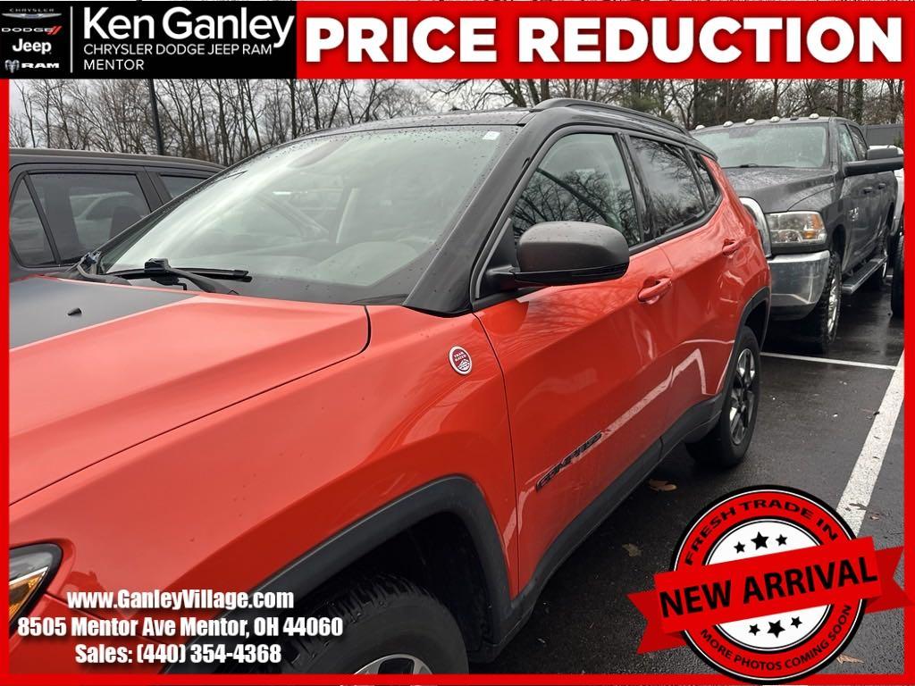 used 2018 Jeep Compass car, priced at $17,900