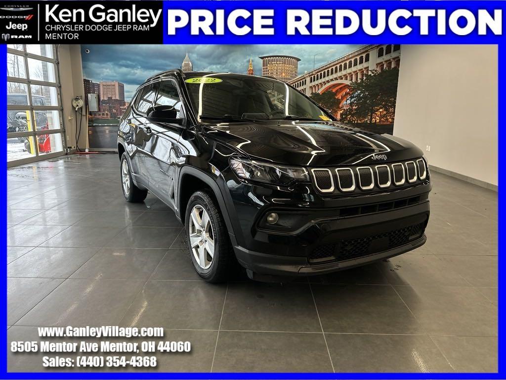 used 2022 Jeep Compass car, priced at $20,900