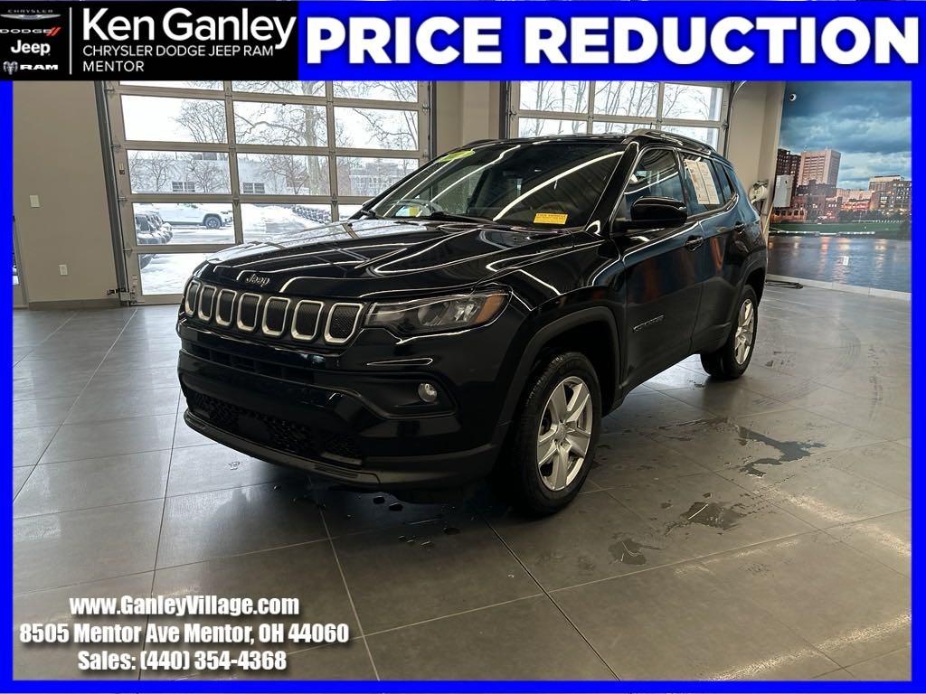 used 2022 Jeep Compass car, priced at $20,500