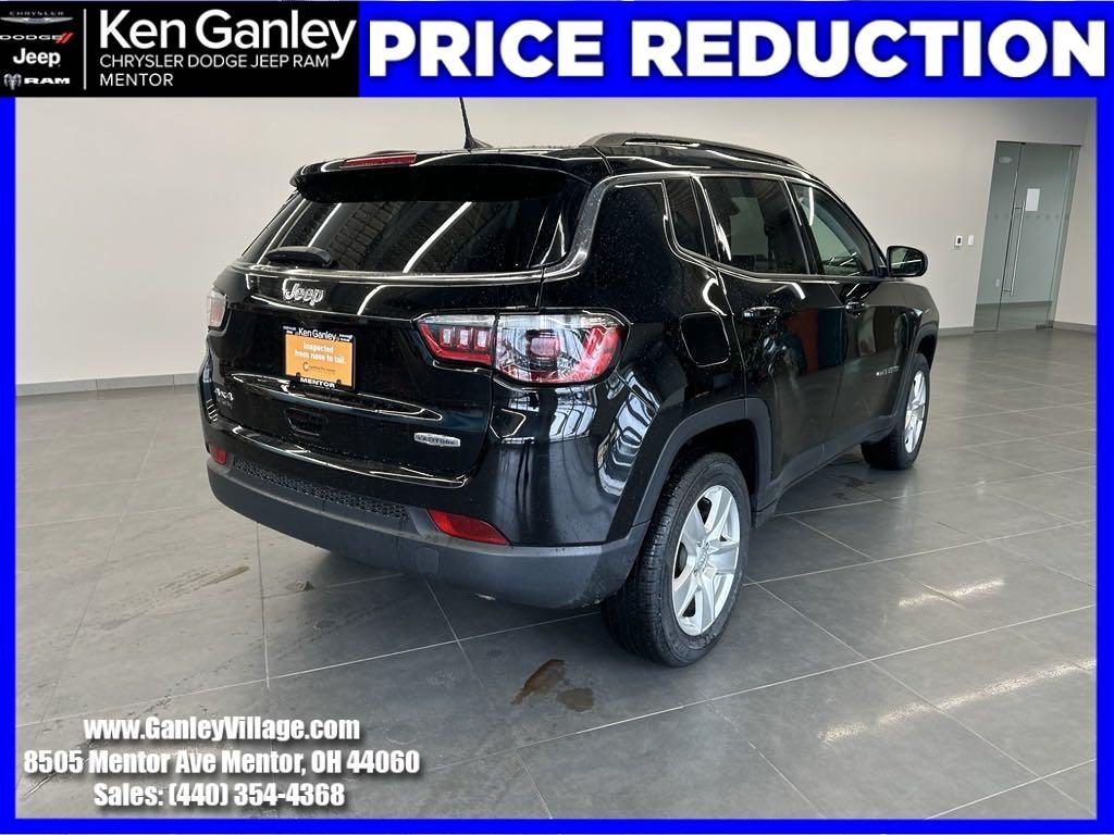 used 2022 Jeep Compass car, priced at $20,500