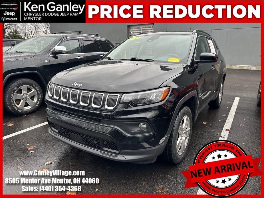 used 2022 Jeep Compass car, priced at $21,600