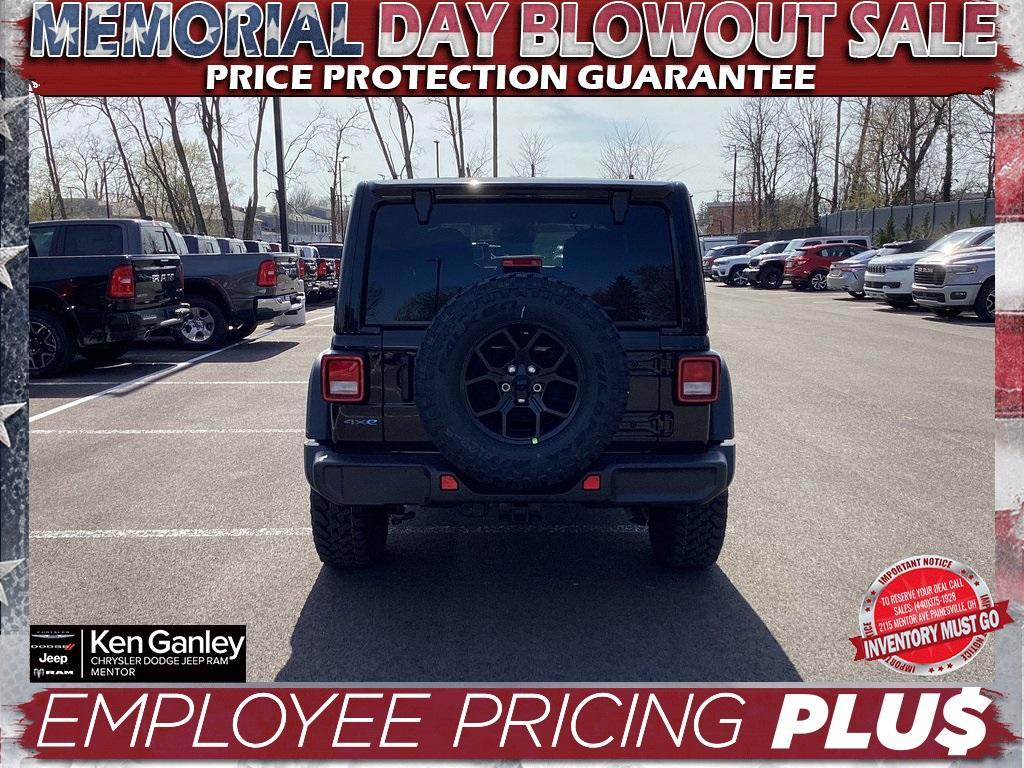 new 2025 Jeep Wrangler 4xe car, priced at $55,500