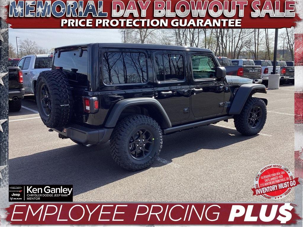 new 2025 Jeep Wrangler 4xe car, priced at $55,500