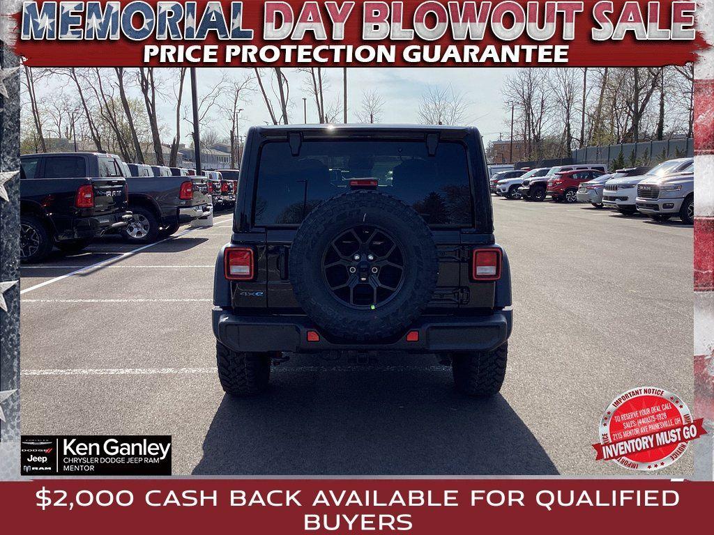 new 2025 Jeep Wrangler 4xe car, priced at $55,380