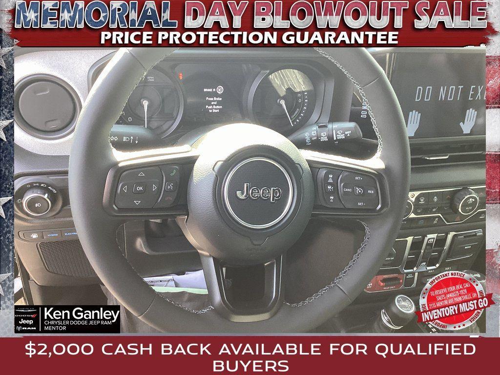 new 2025 Jeep Wrangler 4xe car, priced at $55,380
