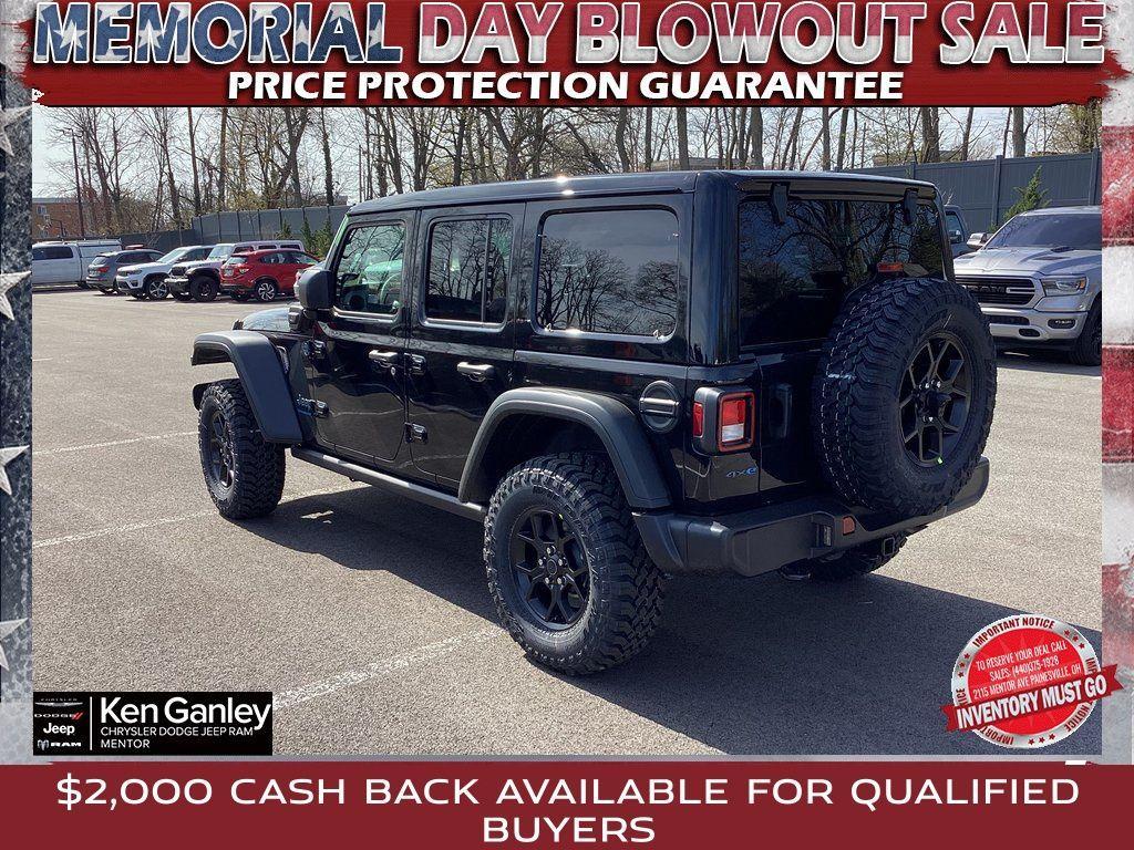 new 2025 Jeep Wrangler 4xe car, priced at $55,380