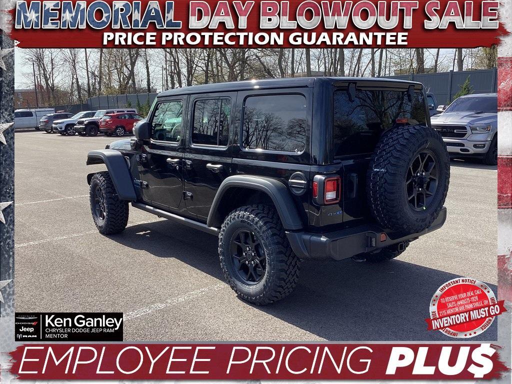 new 2025 Jeep Wrangler 4xe car, priced at $55,500
