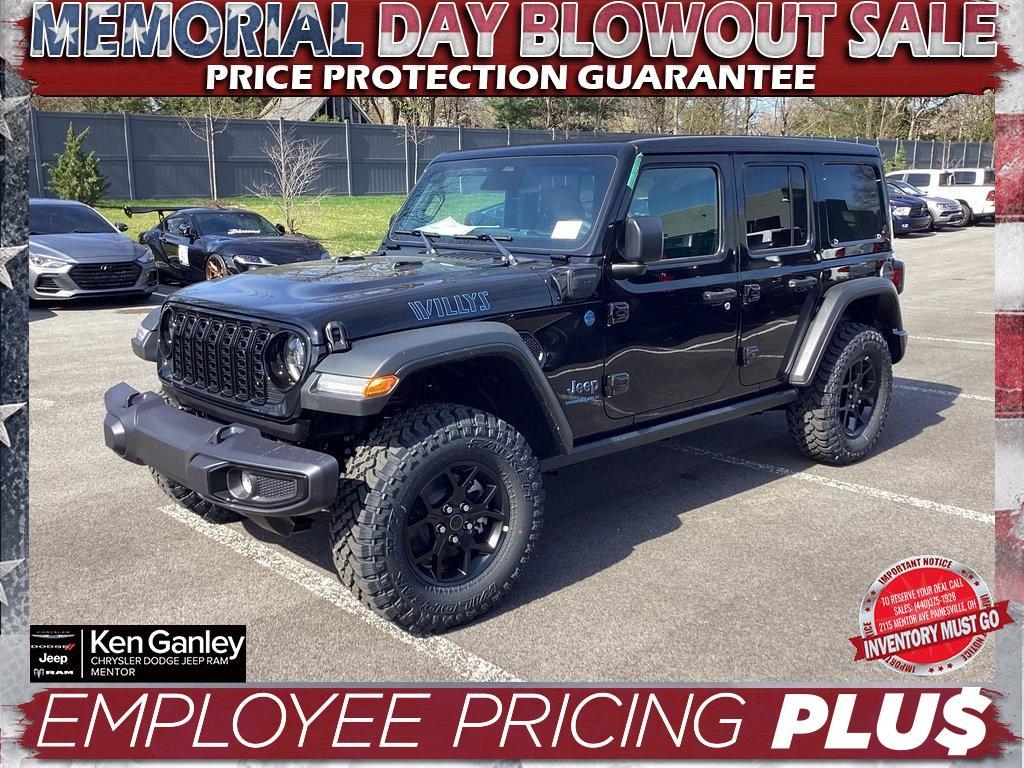 new 2025 Jeep Wrangler 4xe car, priced at $55,500