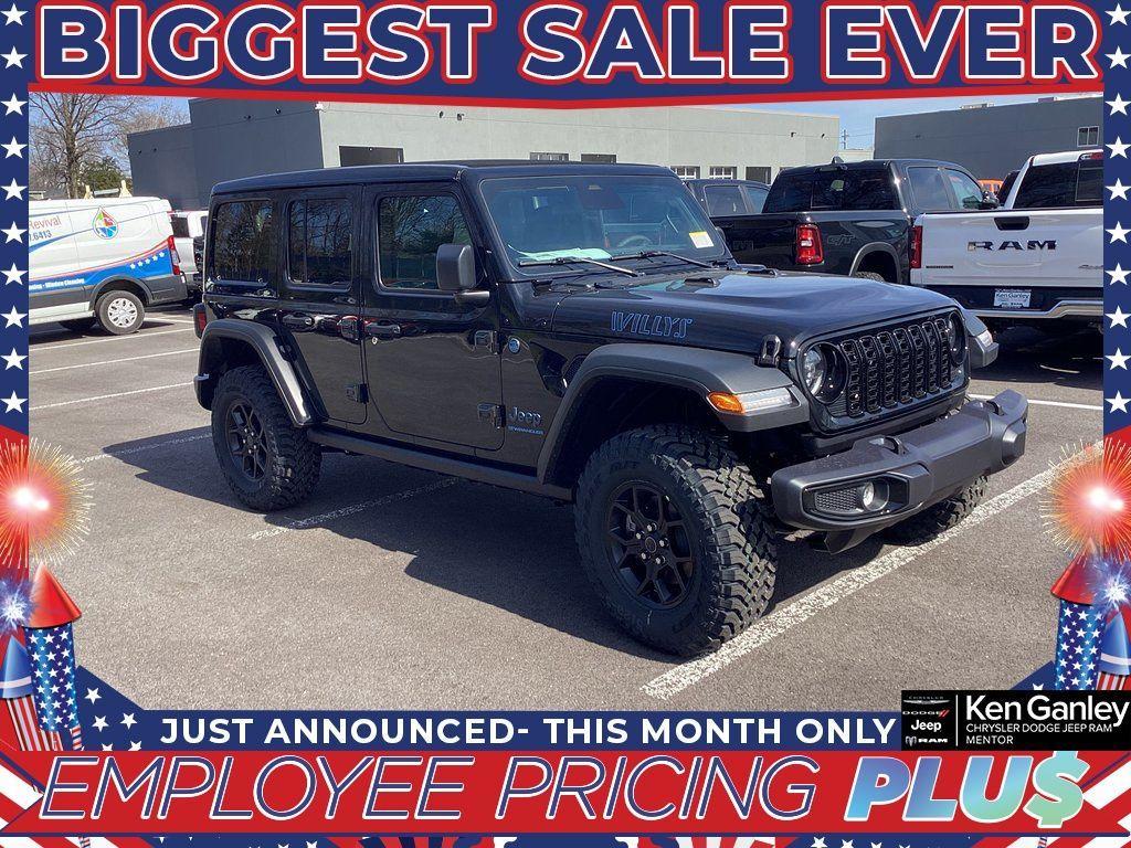 new 2025 Jeep Wrangler 4xe car, priced at $55,380