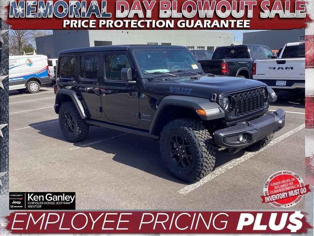 new 2025 Jeep Wrangler 4xe car, priced at $55,380