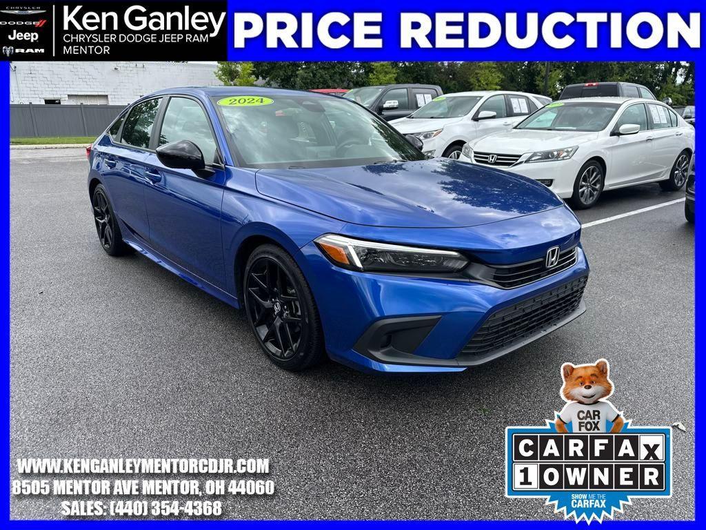used 2024 Honda Civic car, priced at $25,350