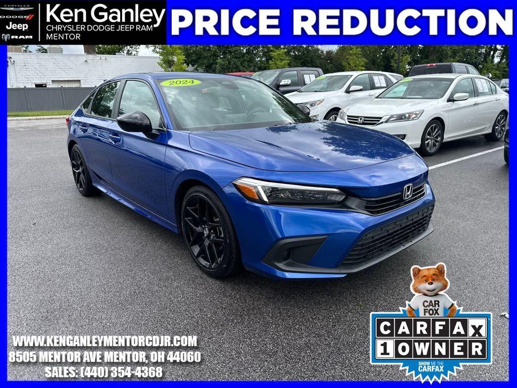 used 2024 Honda Civic car, priced at $25,350