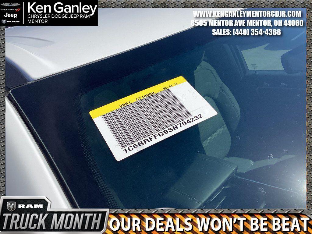 new 2025 Ram 1500 car, priced at $47,978