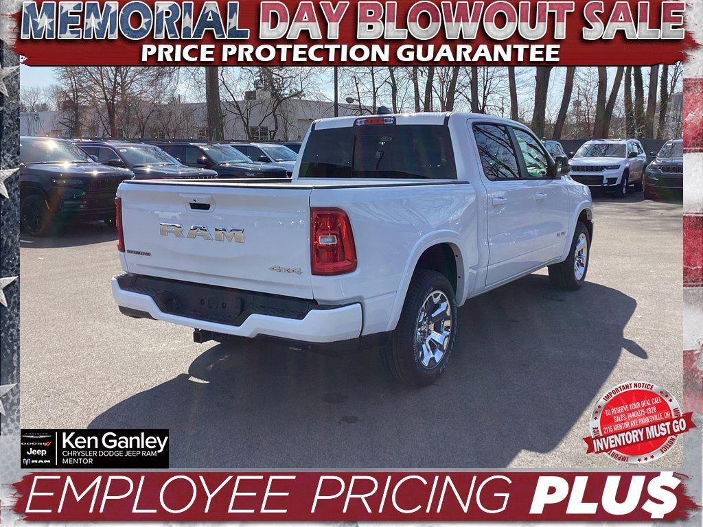 new 2025 Ram 1500 car, priced at $47,978