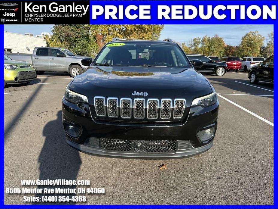 used 2021 Jeep Cherokee car, priced at $22,500