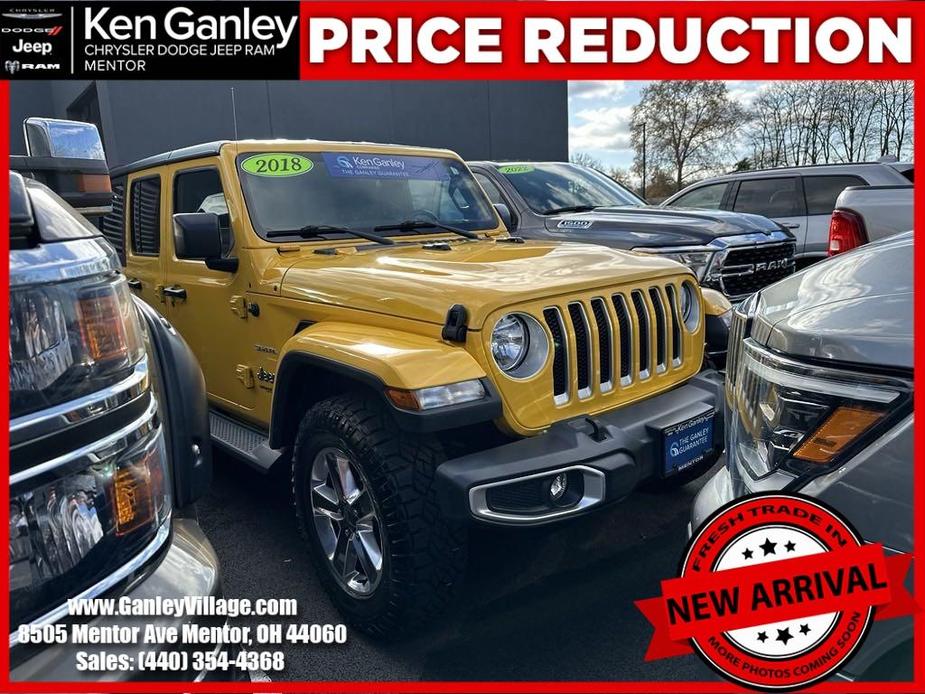 used 2018 Jeep Wrangler Unlimited car, priced at $25,900