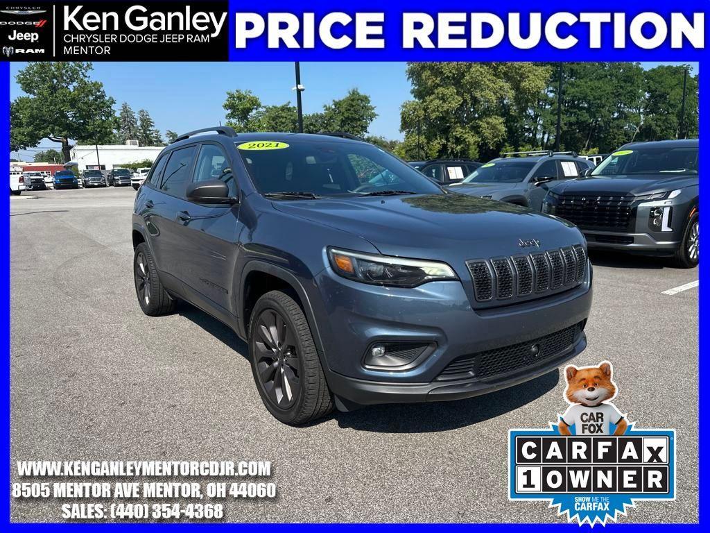 used 2021 Jeep Cherokee car, priced at $25,900