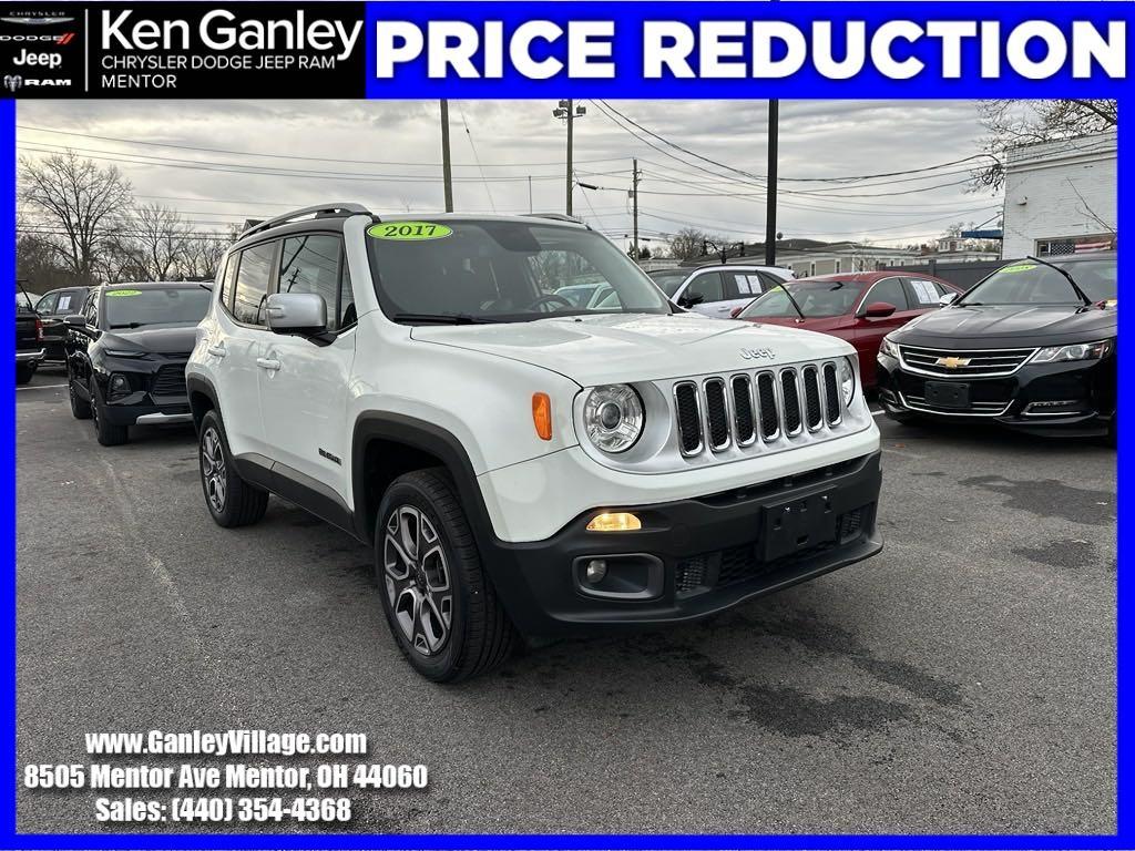 used 2017 Jeep Renegade car, priced at $14,259