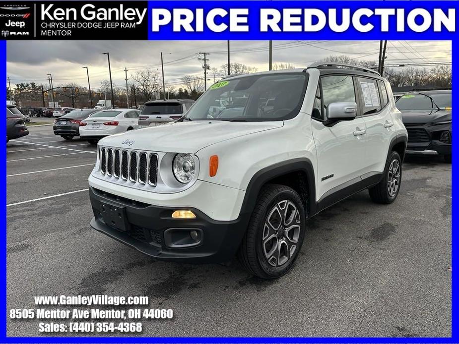 used 2017 Jeep Renegade car, priced at $14,259