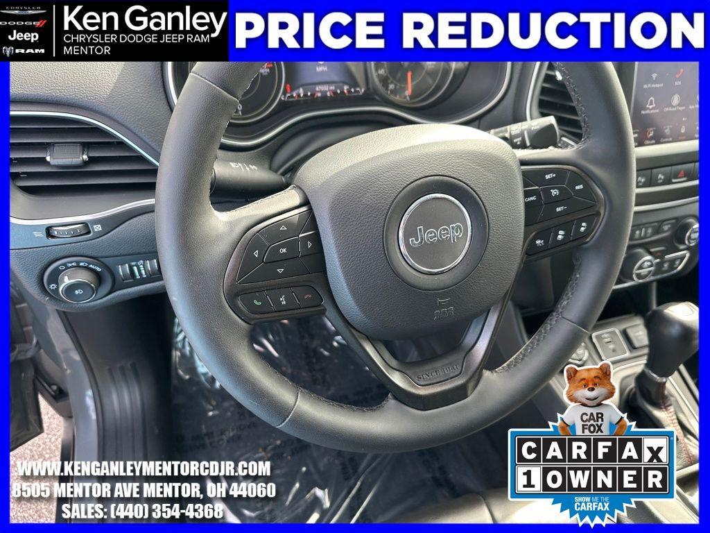 used 2023 Jeep Cherokee car, priced at $24,400