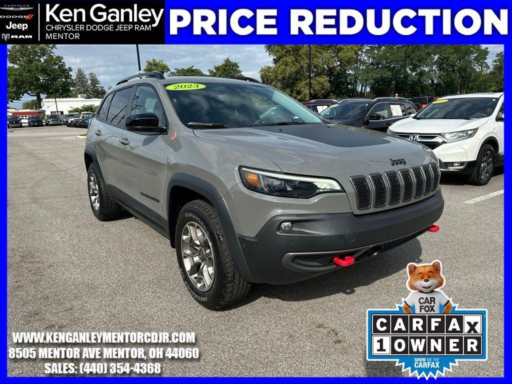 used 2023 Jeep Cherokee car, priced at $24,400