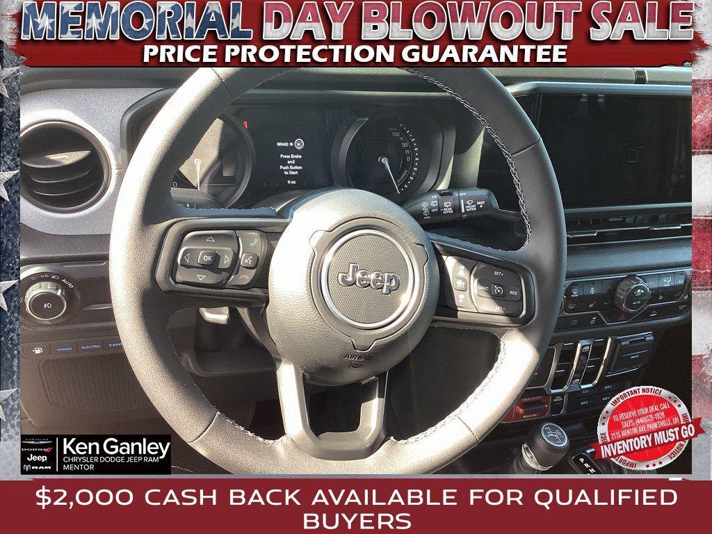 new 2025 Jeep Wrangler 4xe car, priced at $53,180