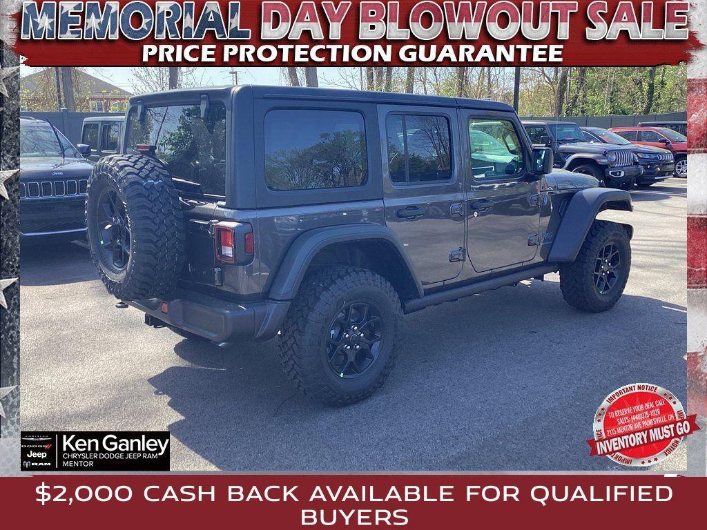 new 2025 Jeep Wrangler 4xe car, priced at $53,180