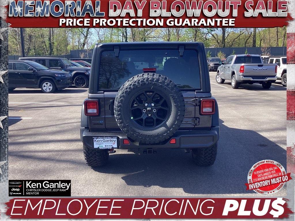 new 2025 Jeep Wrangler 4xe car, priced at $53,300