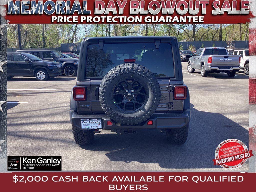 new 2025 Jeep Wrangler 4xe car, priced at $53,180