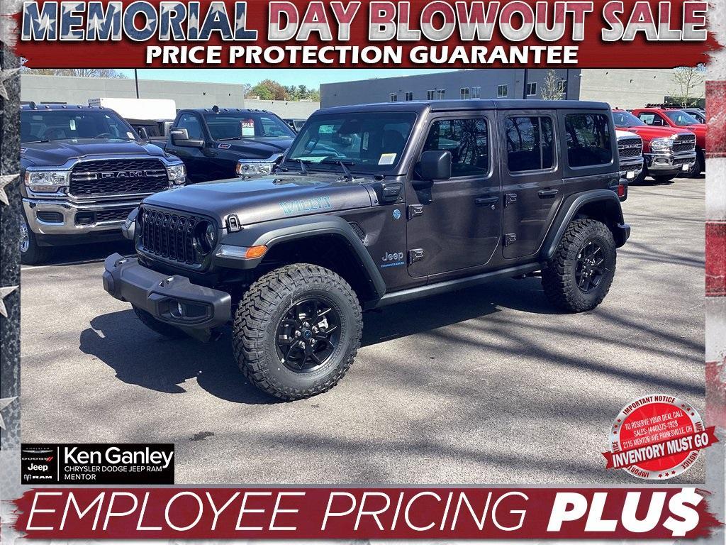 new 2025 Jeep Wrangler 4xe car, priced at $53,300