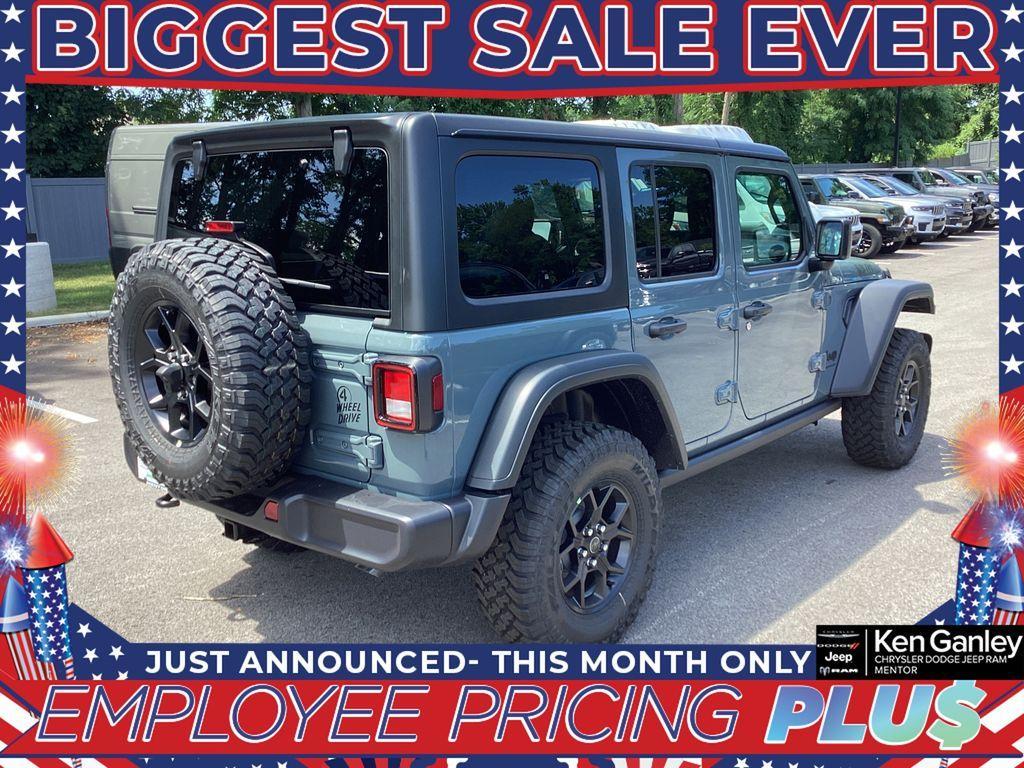 new 2025 Jeep Wrangler car, priced at $45,590