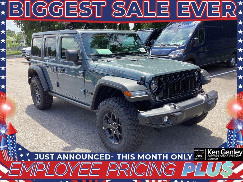 new 2025 Jeep Wrangler car, priced at $45,590
