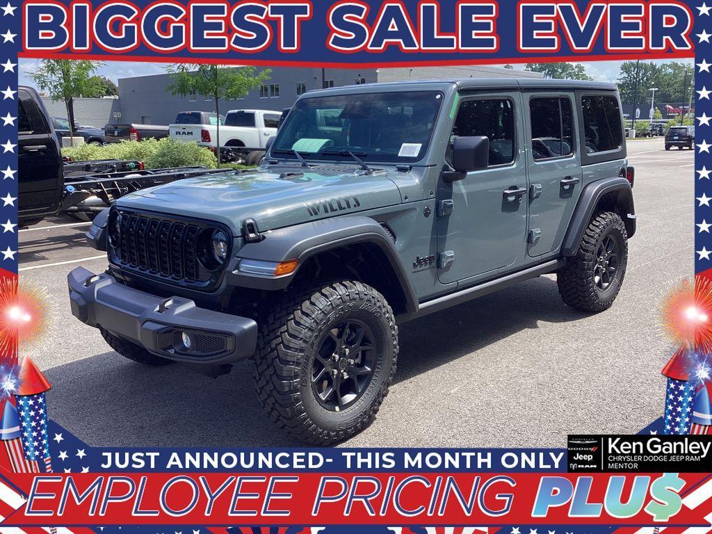 new 2025 Jeep Wrangler car, priced at $45,590