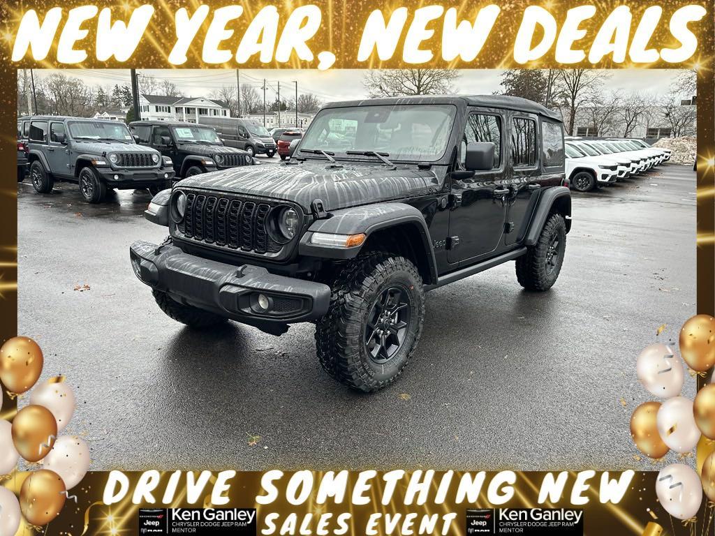 new 2025 Jeep Wrangler car, priced at $44,582