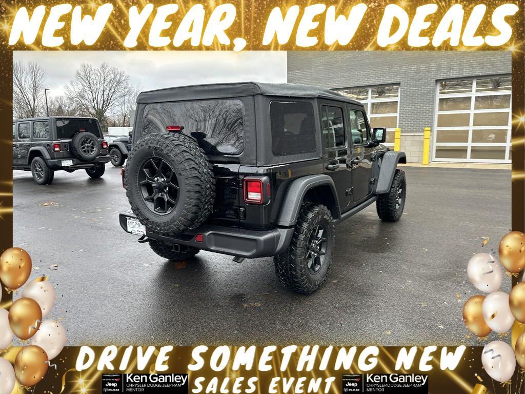 new 2025 Jeep Wrangler car, priced at $44,582