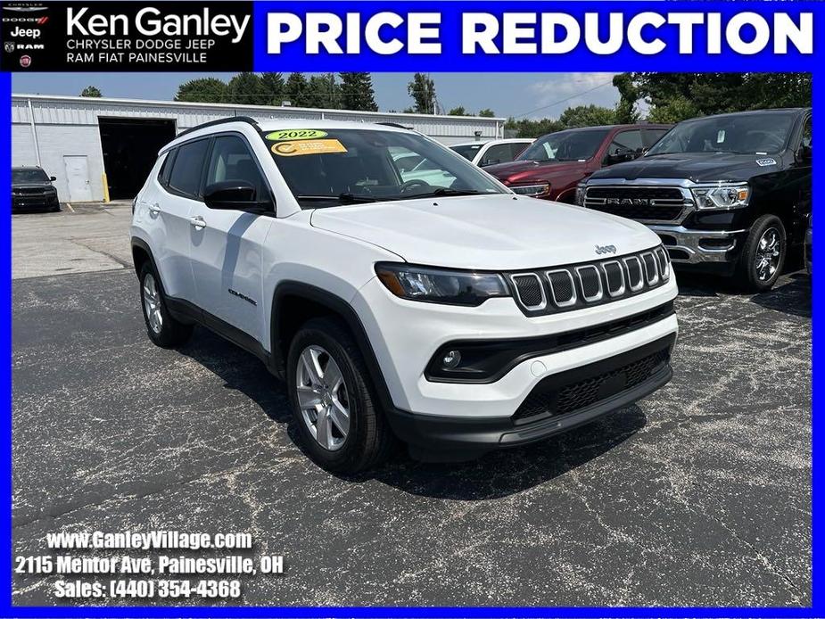 used 2022 Jeep Compass car, priced at $23,300